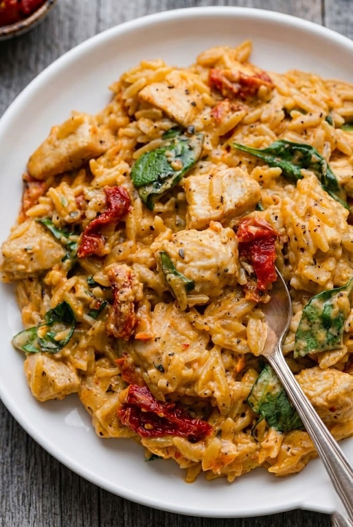 High Protein Chicken Orzo Recipe