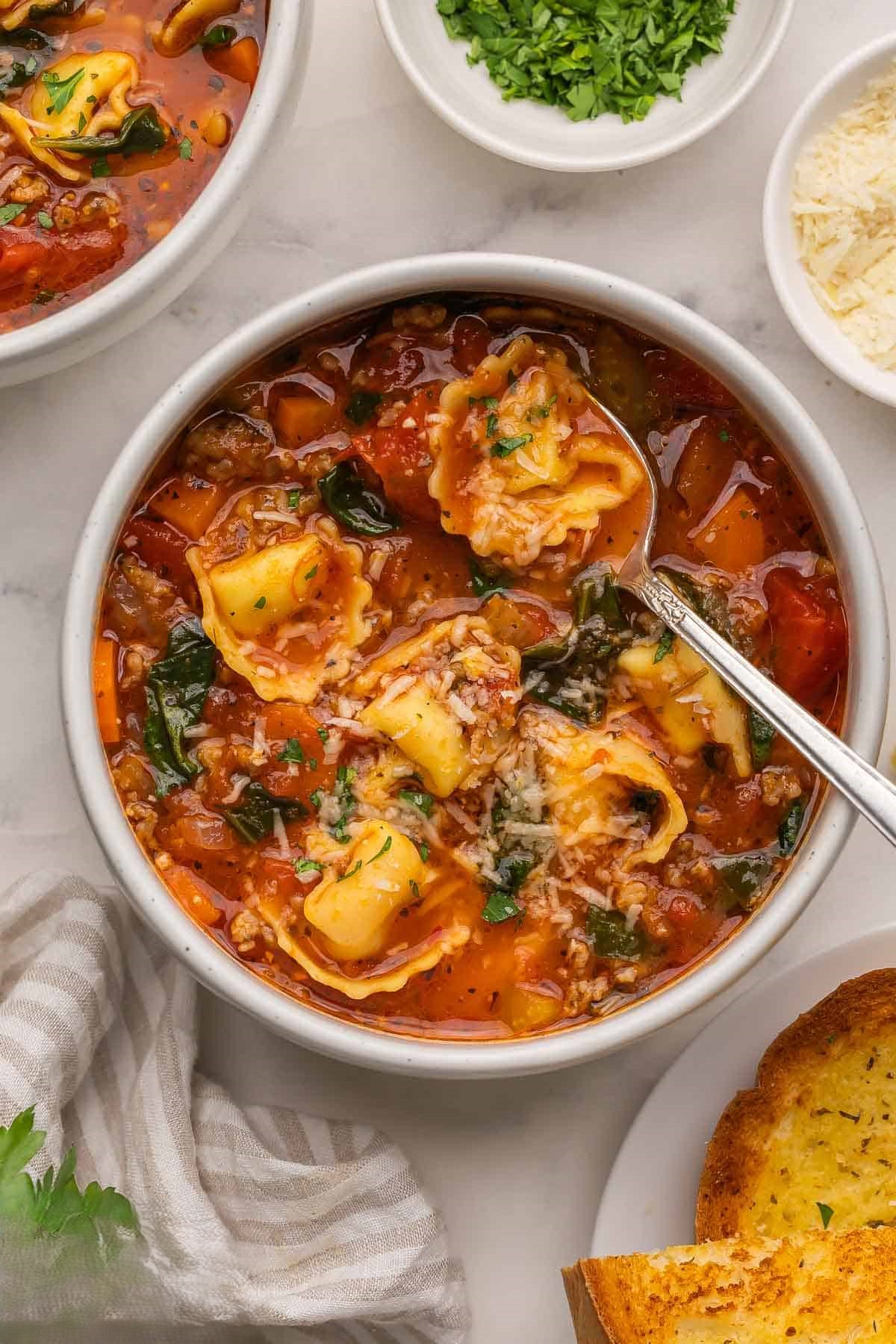Sausage Tortellini Soup
