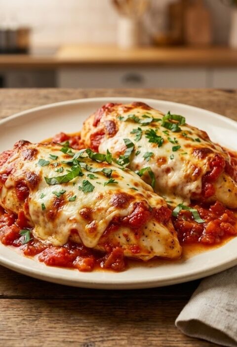 Chicken Mozzarella Bake