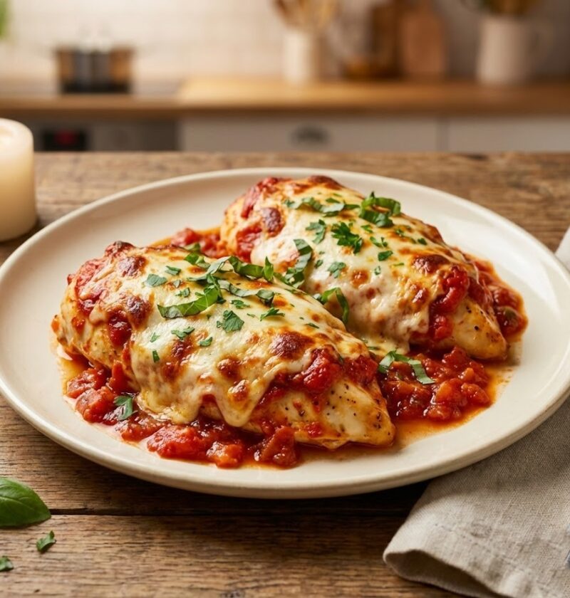 Chicken Mozzarella Bake