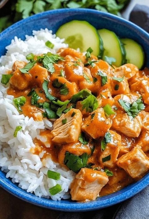 Coconut Chicken Rice Bowl