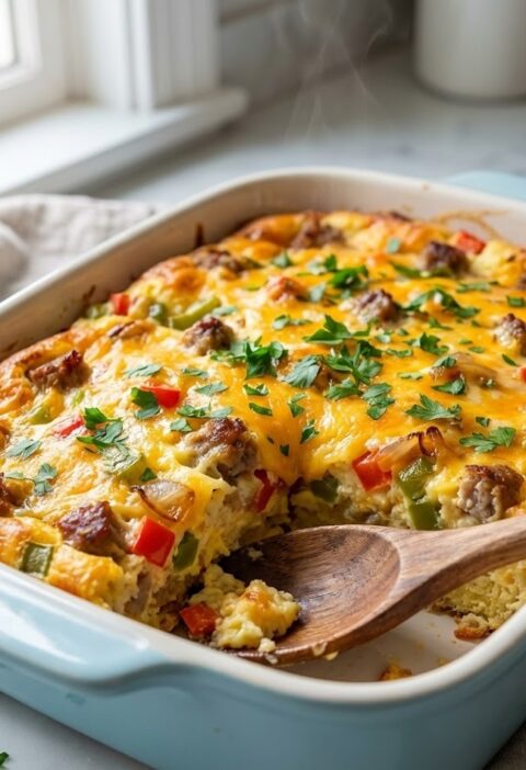 Crack Breakfast Casserole: Cheesy & Delicious