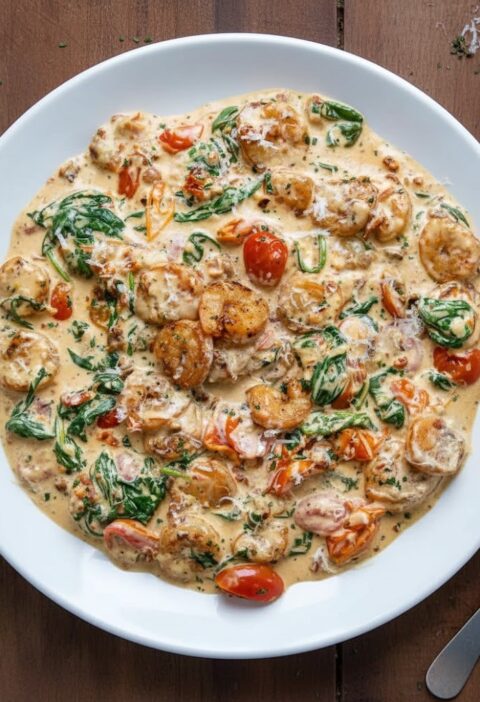 Creamy Tuscan Shrimp: A Rich & Easy Skillet Dinner