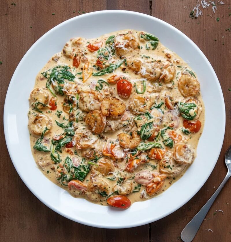 Creamy Tuscan Shrimp: A Rich & Easy Skillet Dinner