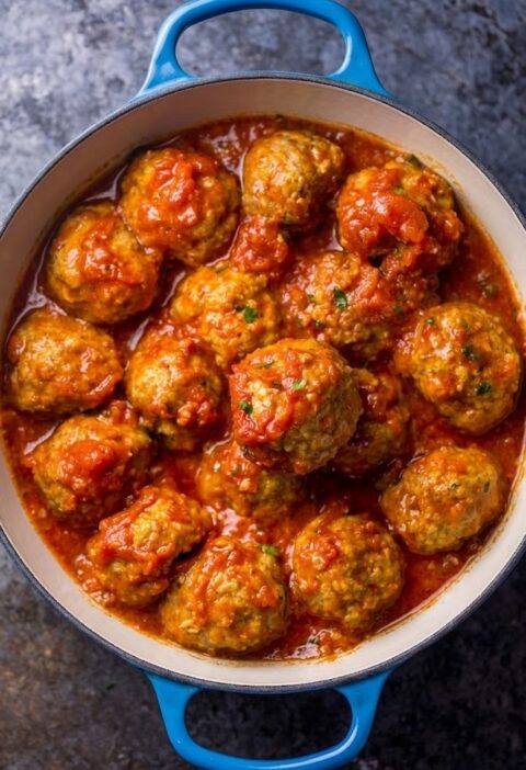 Keto Italian Sausage Meatballs Recipe