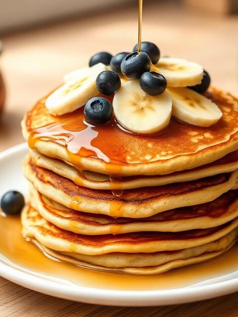 3-Ingredient Banana Oatmeal Pancakes