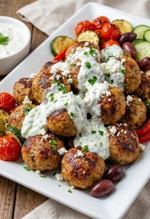 Greek Turkey Meatballs