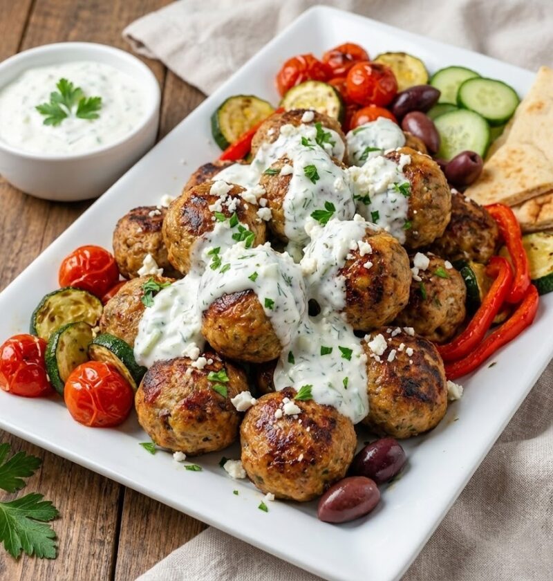 Greek Turkey Meatballs