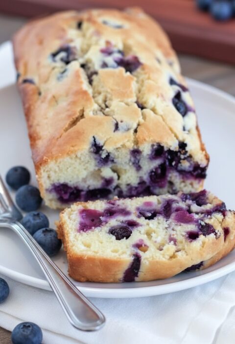 Blueberry Cream Cheese Bread