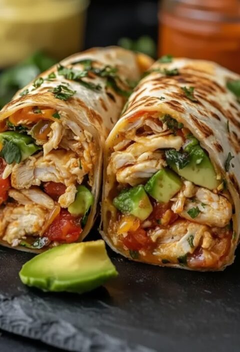 Chipotle Ranch Grilled Chicken Burrito