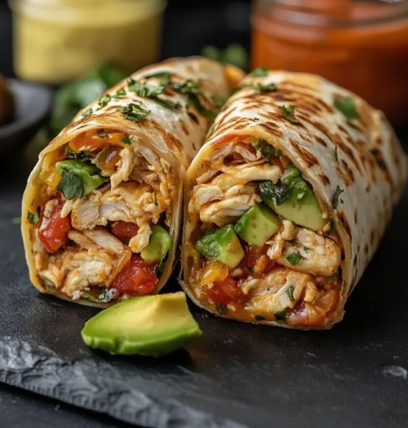 Chipotle Ranch Grilled Chicken Burrito