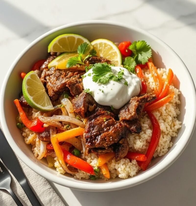 Steak Fajita Bowl Recipe